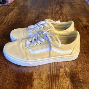 Pastel Yellow Vans